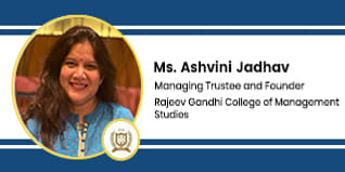 Rajeev Gandhi College of Management Studies, Managing Trustee and Founder: Ms. Ashvini Jadhav Interview